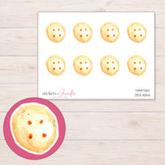 DDZ-15541 planner sticker sheet with enlarged sticker detail