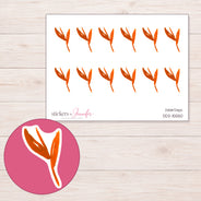 DDZ-15550 planner sticker sheet with enlarged sticker detail