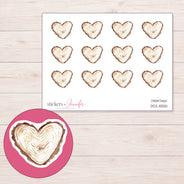 DDZ-15551 planner sticker sheet with enlarged sticker detail