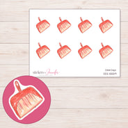 DDZ-15559 planner sticker sheet with enlarged sticker detail
