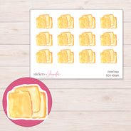DDZ-15565 planner sticker sheet with enlarged sticker detail