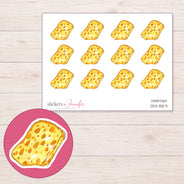 DDZ-15571 planner sticker sheet with enlarged sticker detail