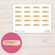 DDZ-15583 planner sticker sheet with enlarged sticker detail