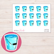 DDZ-15615 planner sticker sheet with enlarged sticker detail