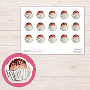 DDZ-15621 planner sticker sheet with enlarged sticker detail