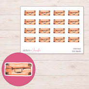 DDZ-15635 planner sticker sheet with enlarged sticker detail