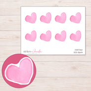 DDZ-15644 planner sticker sheet with enlarged sticker detail