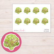 DDZ-15645 planner sticker sheet with enlarged sticker detail