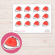 DDZ-15647 planner sticker sheet with enlarged sticker detail