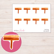 DDZ-15699 planner sticker sheet with enlarged sticker detail