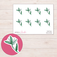 DDZ-15706 planner sticker sheet with enlarged sticker detail