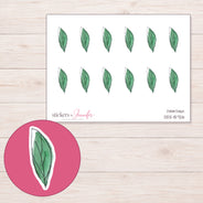 DDZ-15726 planner sticker sheet with enlarged sticker detail