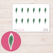 DDZ-15738 planner sticker sheet with enlarged sticker detail