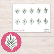 DDZ-15742 planner sticker sheet with enlarged sticker detail