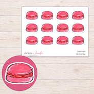 DDZ-15756 planner sticker sheet with enlarged sticker detail