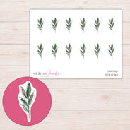 DDZ-15762 planner sticker sheet with enlarged sticker detail