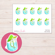 DDZ-15766 planner sticker sheet with enlarged sticker detail