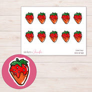 DDZ-15768 planner sticker sheet with enlarged sticker detail