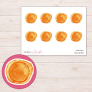 DDZ-15783 planner sticker sheet with enlarged sticker detail