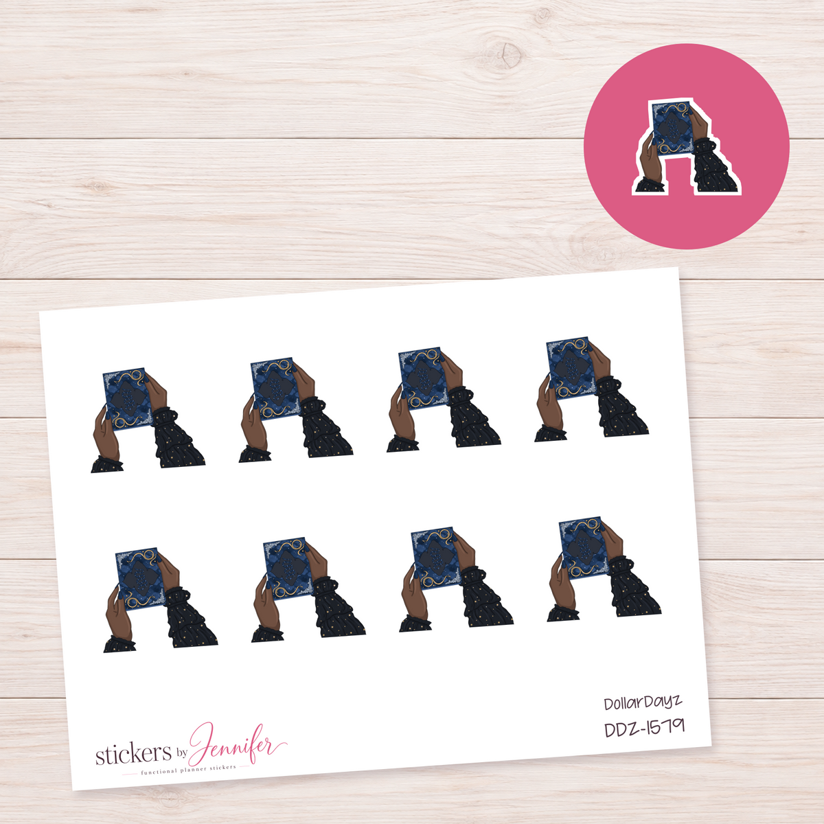 Dark Celestial Journal Planner Stickers | DDZ-1579