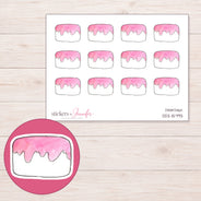 DDZ-15793 planner sticker sheet with enlarged sticker detail