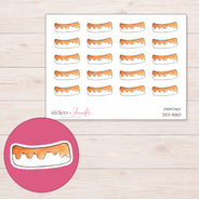 DDZ-15801 planner sticker sheet with enlarged sticker detail