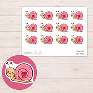 DDZ-15812 planner sticker sheet with enlarged sticker detail