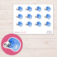 DDZ-15851 planner sticker sheet with enlarged sticker detail