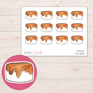DDZ-15856 planner sticker sheet with enlarged sticker detail
