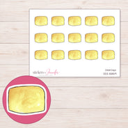 DDZ-15859 planner sticker sheet with enlarged sticker detail