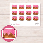 DDZ-15862 planner sticker sheet with enlarged sticker detail