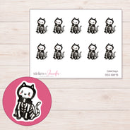 DDZ-15873 planner sticker sheet with enlarged sticker detail