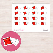 DDZ-15887 planner sticker sheet with enlarged sticker detail