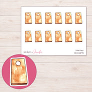 DDZ-15893 planner sticker sheet with enlarged sticker detail
