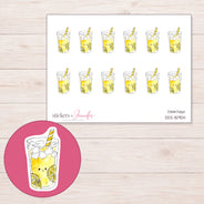 DDZ-15904 planner sticker sheet with enlarged sticker detail
