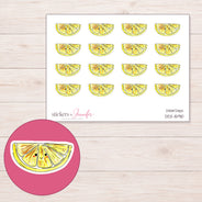 DDZ-15910 planner sticker sheet with enlarged sticker detail