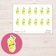 DDZ-15922 planner sticker sheet with enlarged sticker detail