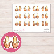DDZ-15945 planner sticker sheet with enlarged sticker detail
