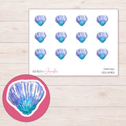 DDZ-15953 planner sticker sheet with enlarged sticker detail