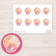 DDZ-15956 planner sticker sheet with enlarged sticker detail