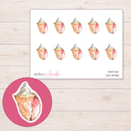 DDZ-15965 planner sticker sheet with enlarged sticker detail