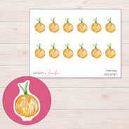 DDZ-15967 planner sticker sheet with enlarged sticker detail