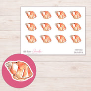 DDZ-15971 planner sticker sheet with enlarged sticker detail