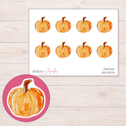 DDZ-15973 planner sticker sheet with enlarged sticker detail