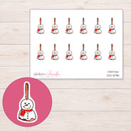 DDZ-15981 planner sticker sheet with enlarged sticker detail