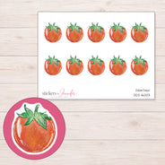 DDZ-16003 planner sticker sheet with enlarged sticker detail