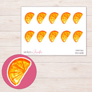 DDZ-16018 planner sticker sheet with enlarged sticker detail