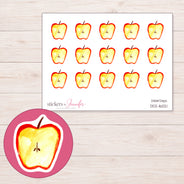 DDZ-16021 planner sticker sheet with enlarged sticker detail