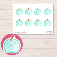 DDZ-16032 planner sticker sheet with enlarged sticker detail