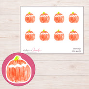 DDZ-16095 planner sticker sheet with enlarged sticker detail